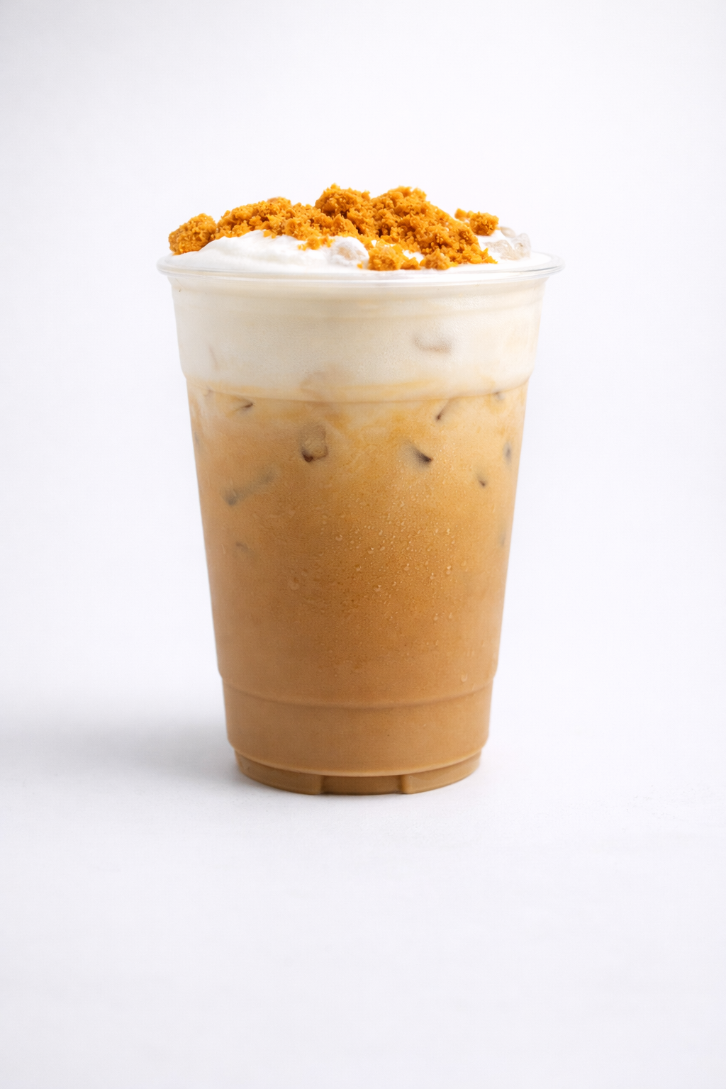 Iced Oat cookie butter Latte w/coldfoam