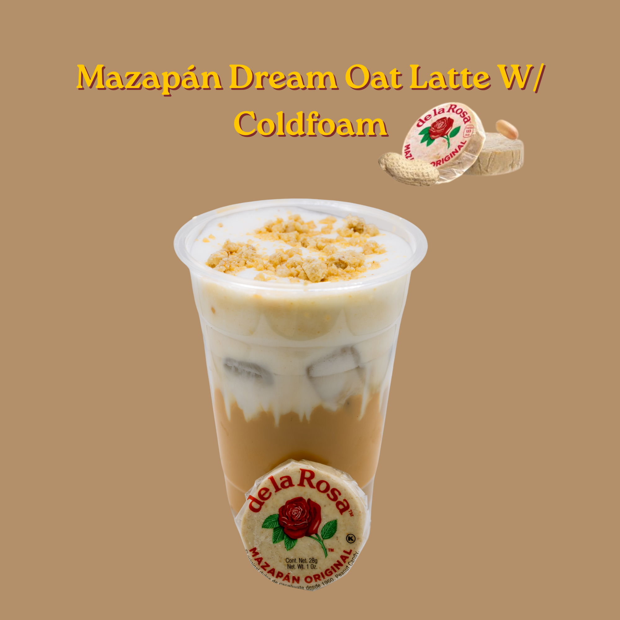 Mazapán Dream Oat Latte W/ Coldfoam