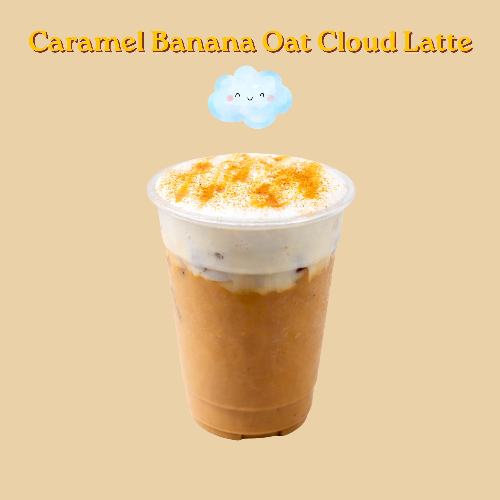 Caramel Banana Oat Cloud Latte