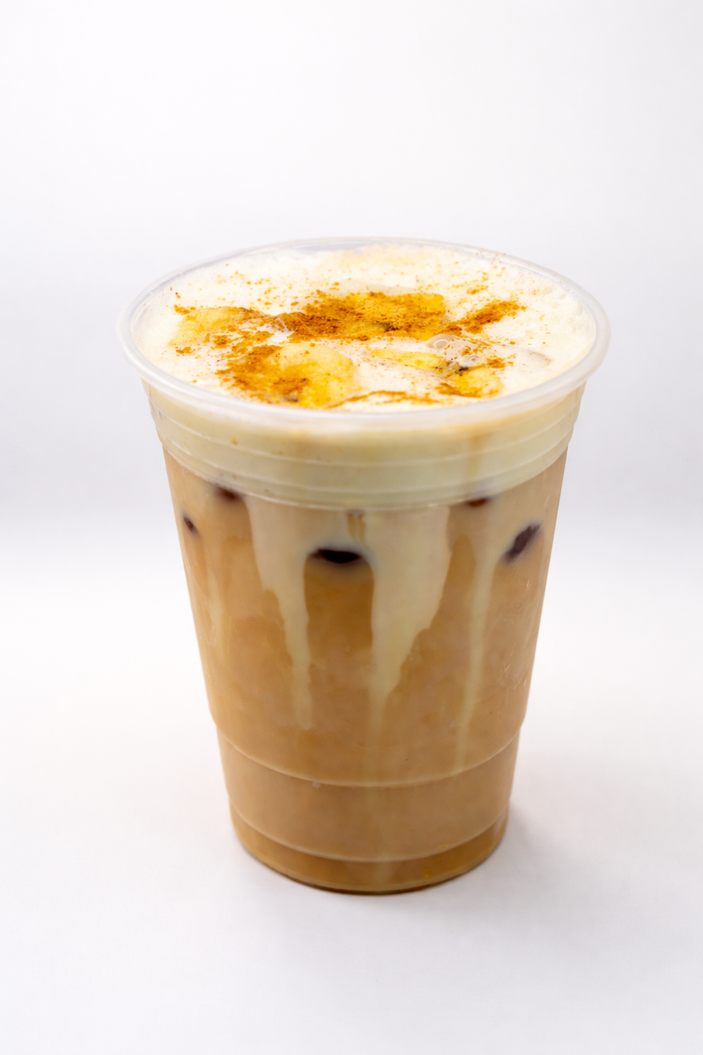 Iced Banana Vanilla Oat Latte w/Cold Foam