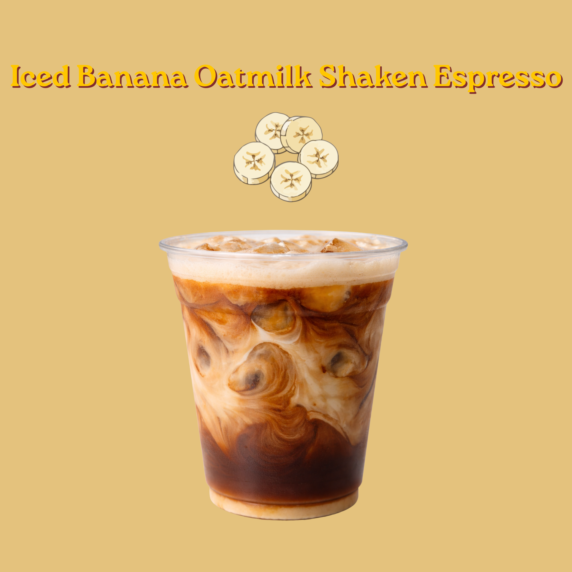 Iced Banana Oatmilk Shaken Espresso