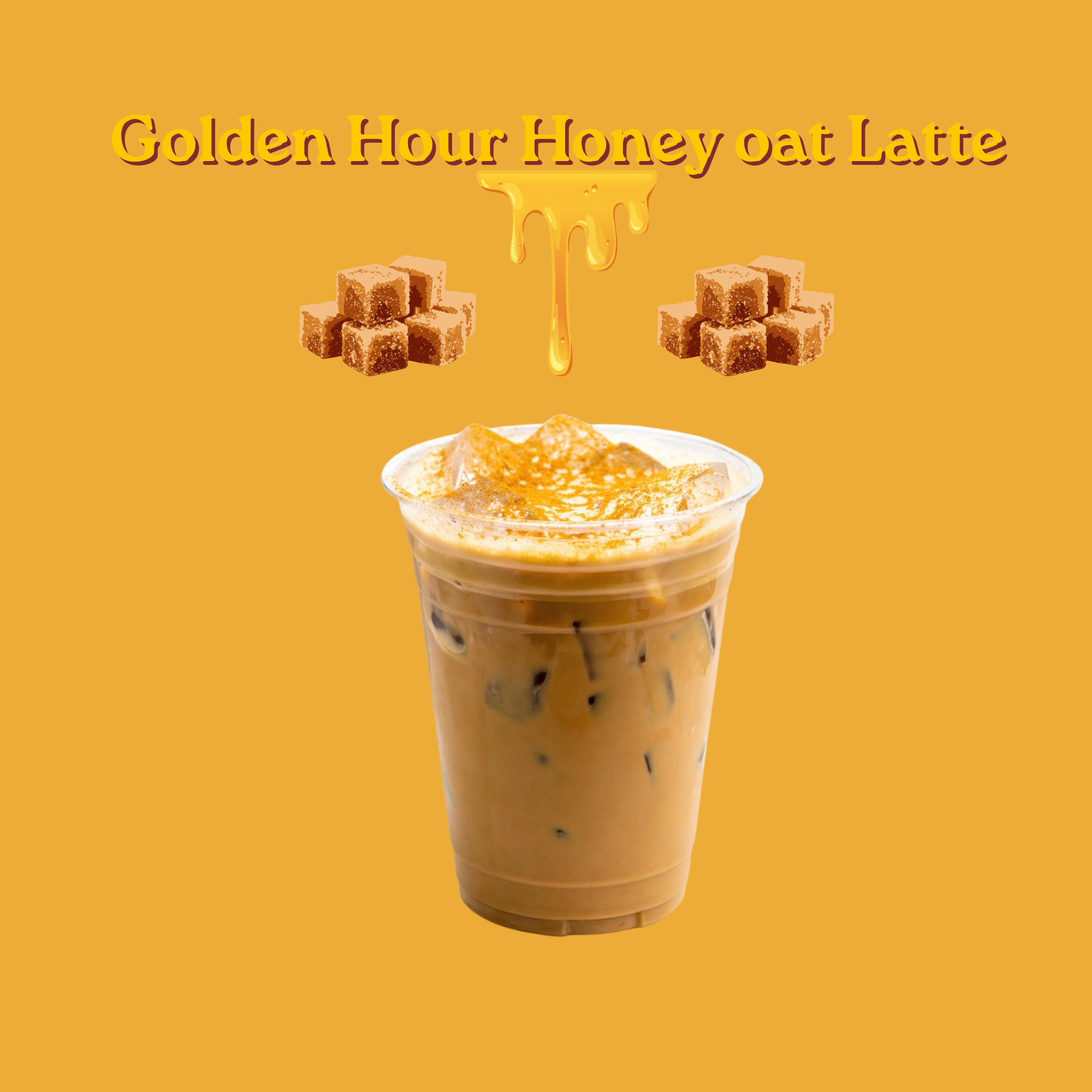 Golden Hour Honey oat Latte